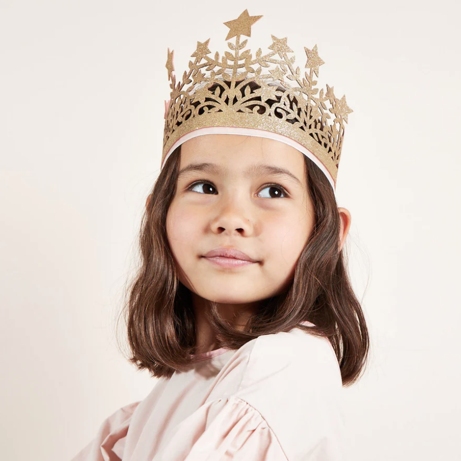 Glitter Fabric Star Crown