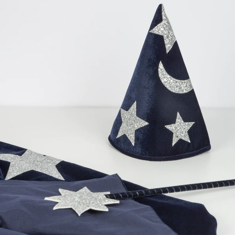 Blue Velvet Wizard Costume