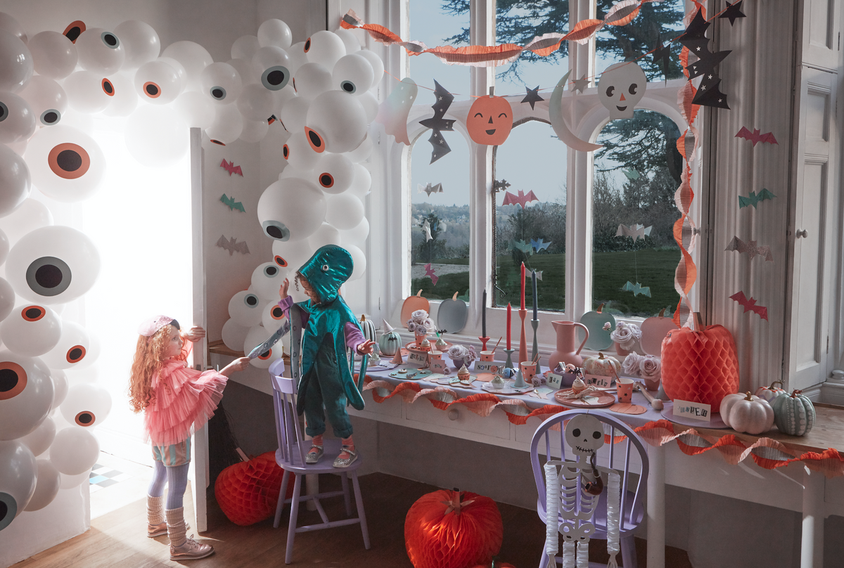 Halloween Honeycomb Pumpkins Meri Meri