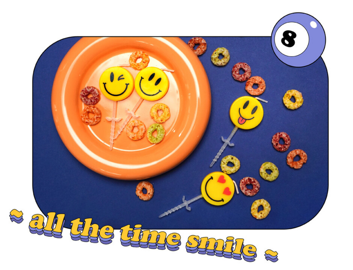 Mini Smiley Birthday Candles