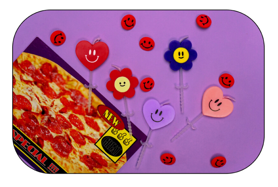 Mini Daisy Birthday Candles