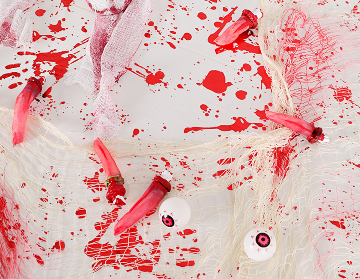 Bloody Zombie Table Cover