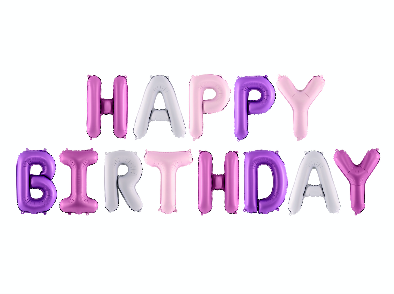 Happy Birthday Ombre Balloon Bunting