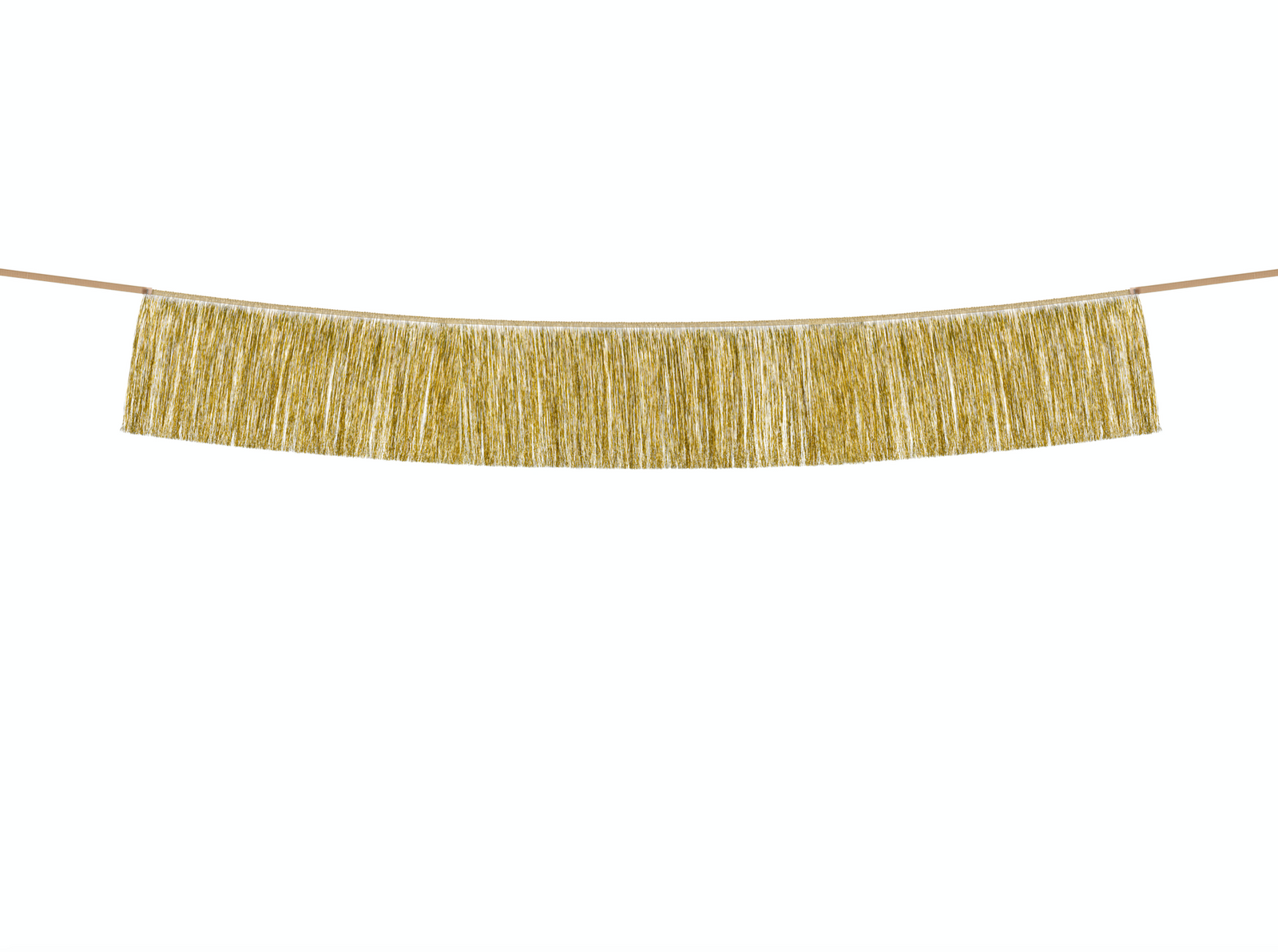 Gold Tinsel Fringe Garland