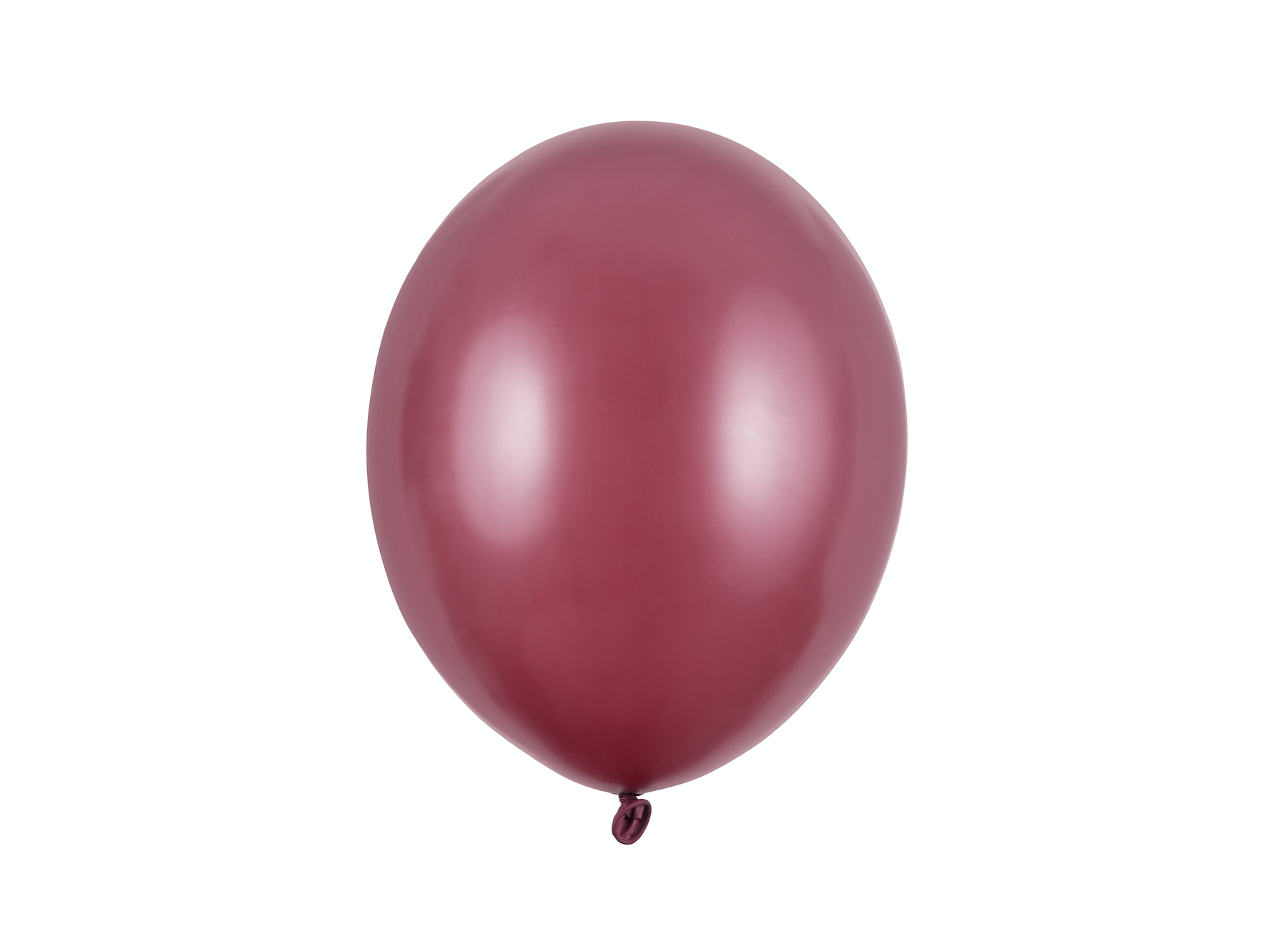Metallic Maroon Latex Balloons - 27cm