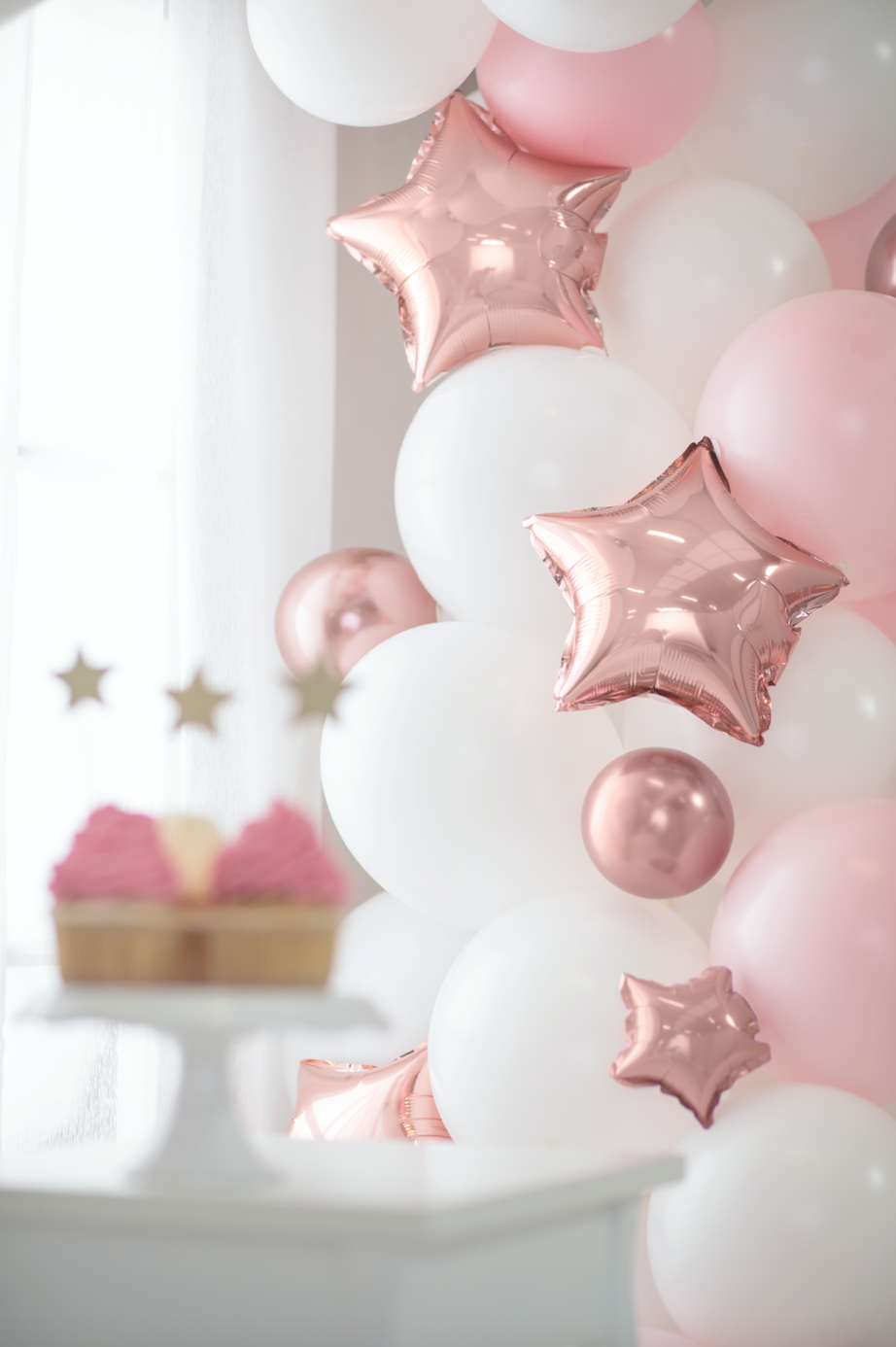 Mini Rose Gold Glossy Balloons 