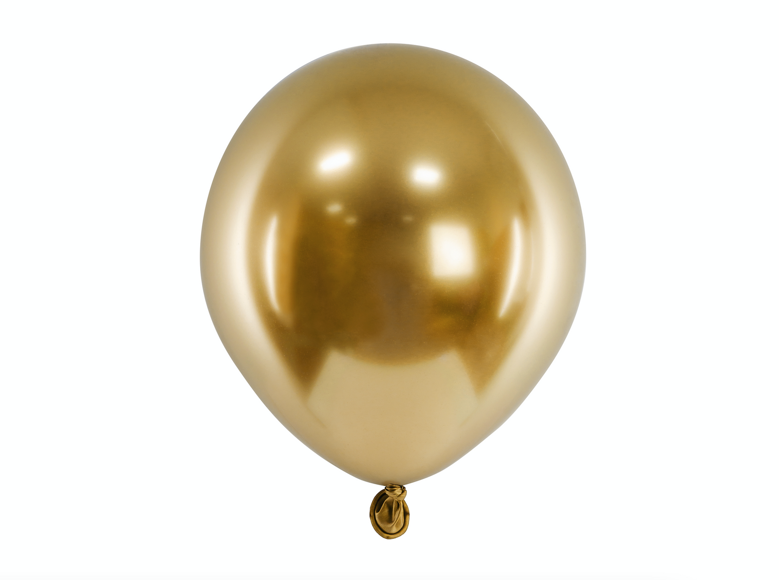 Mini Gold Glossy Latex Balloons