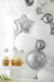 Mini Dark Silver Glossy Balloons
