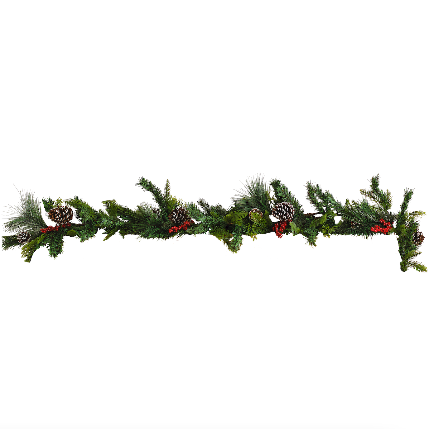 Foliage and Berries Christmas Garland