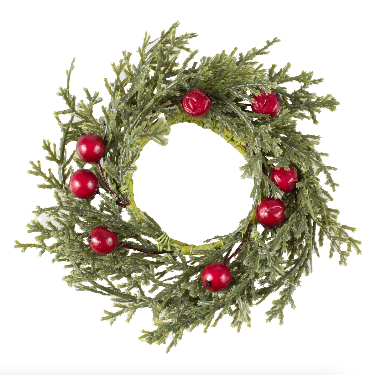 Foliage and Berry Christmas Napkin Rings