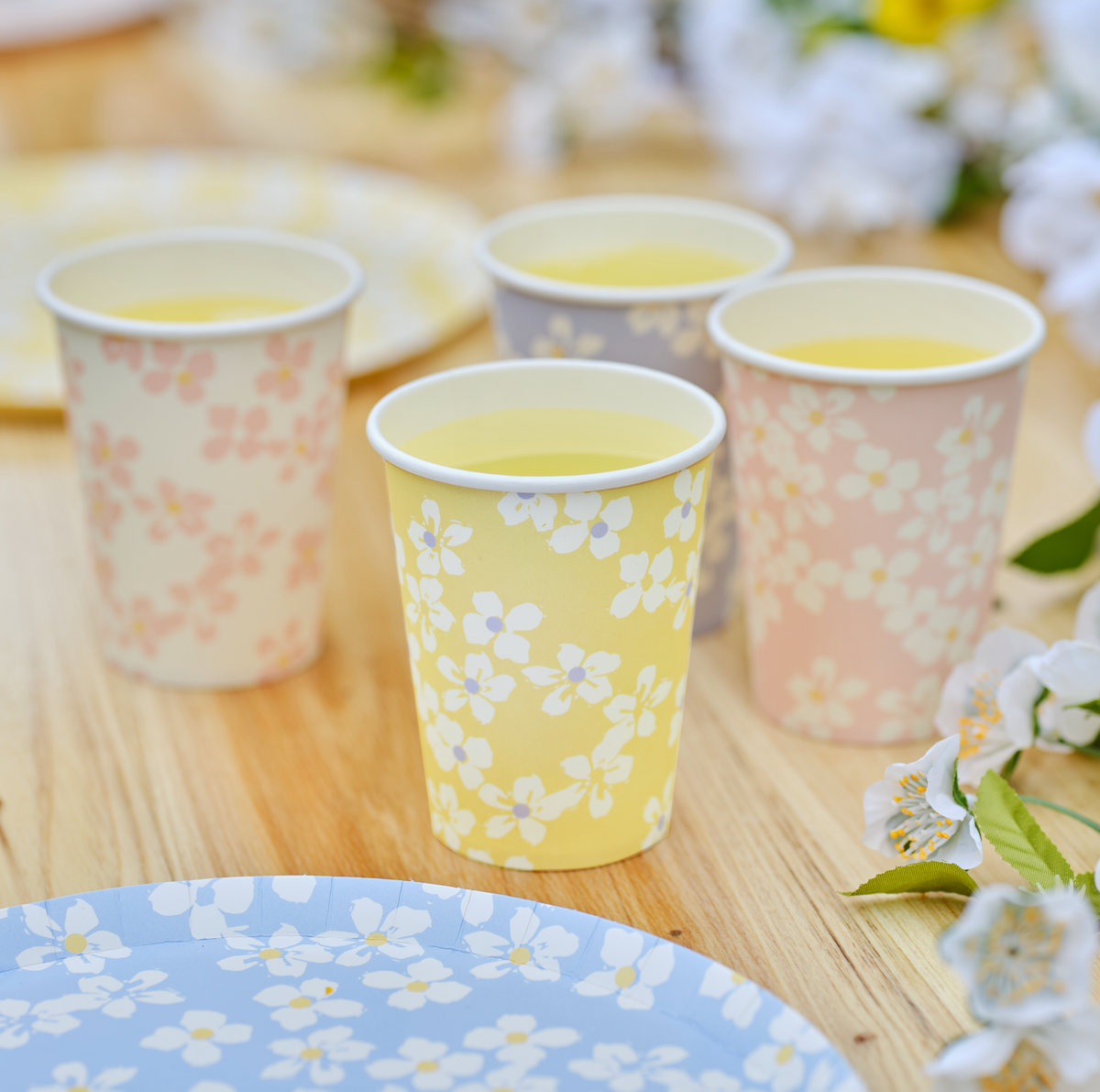 Floral Paper Cups