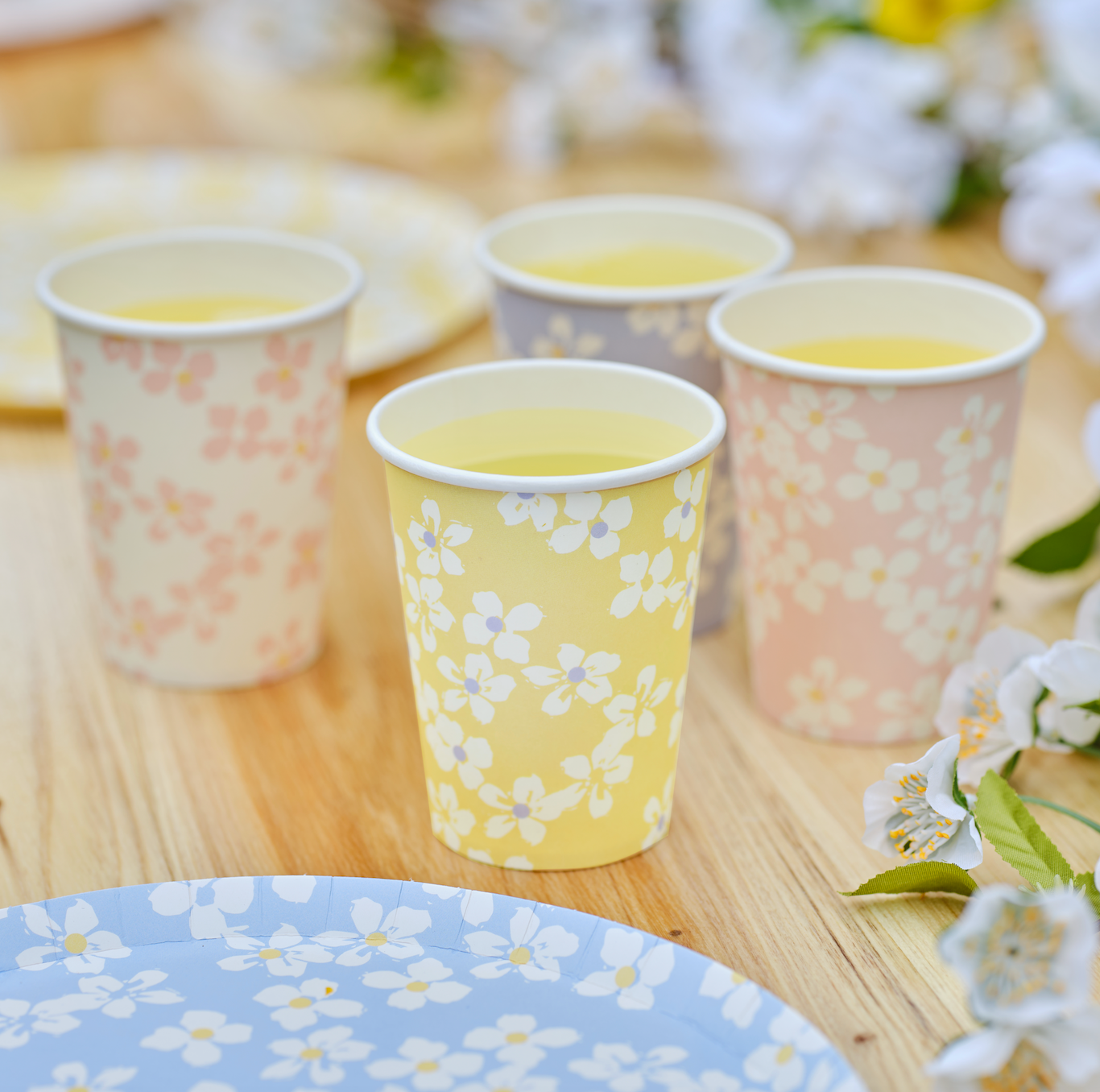 Floral Paper Cups