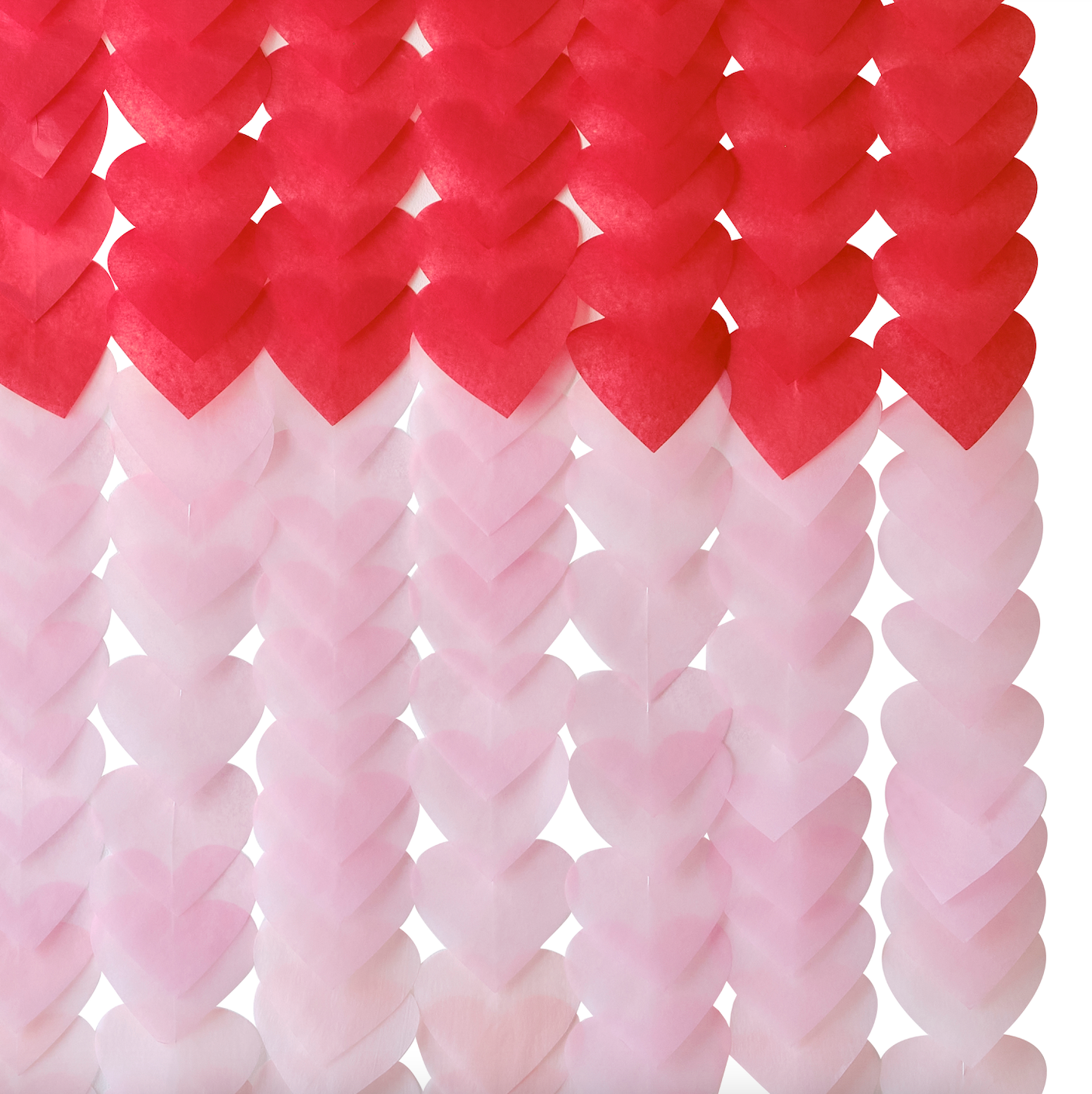 Ombre Heart Party Backdrop