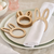 Wooden Bunny Easter Napkin Rings