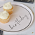 Nude and Black Happy Birthday Paper Party Plates