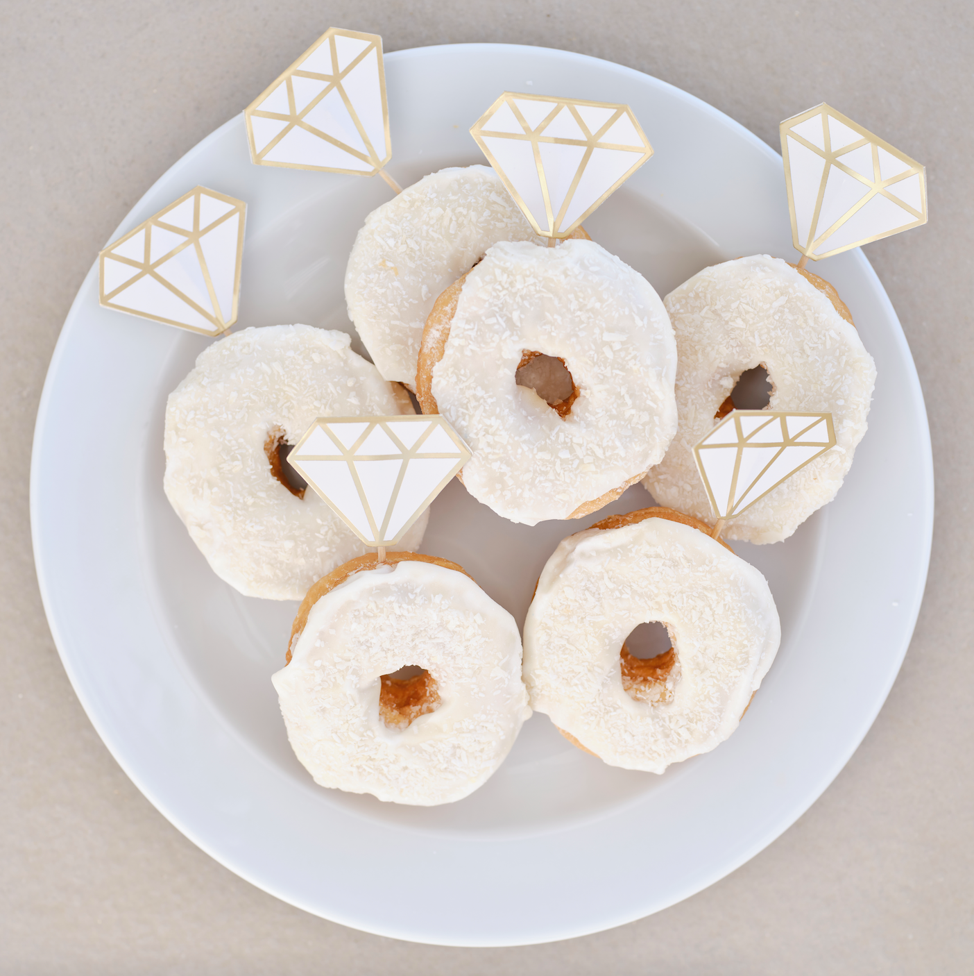 Donut Engagement Ring Toppers