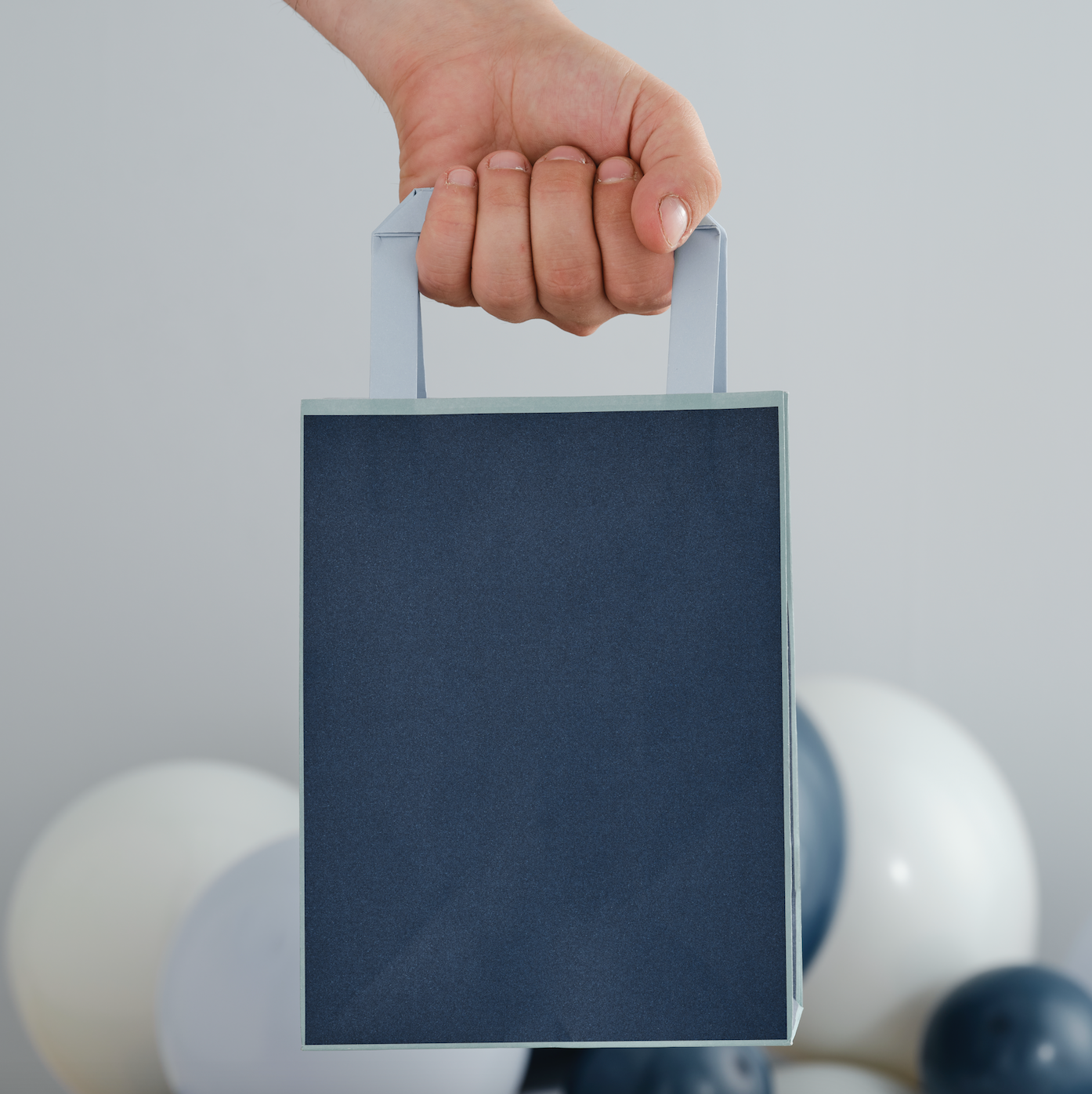 Navy Blue Paper Party Bags
