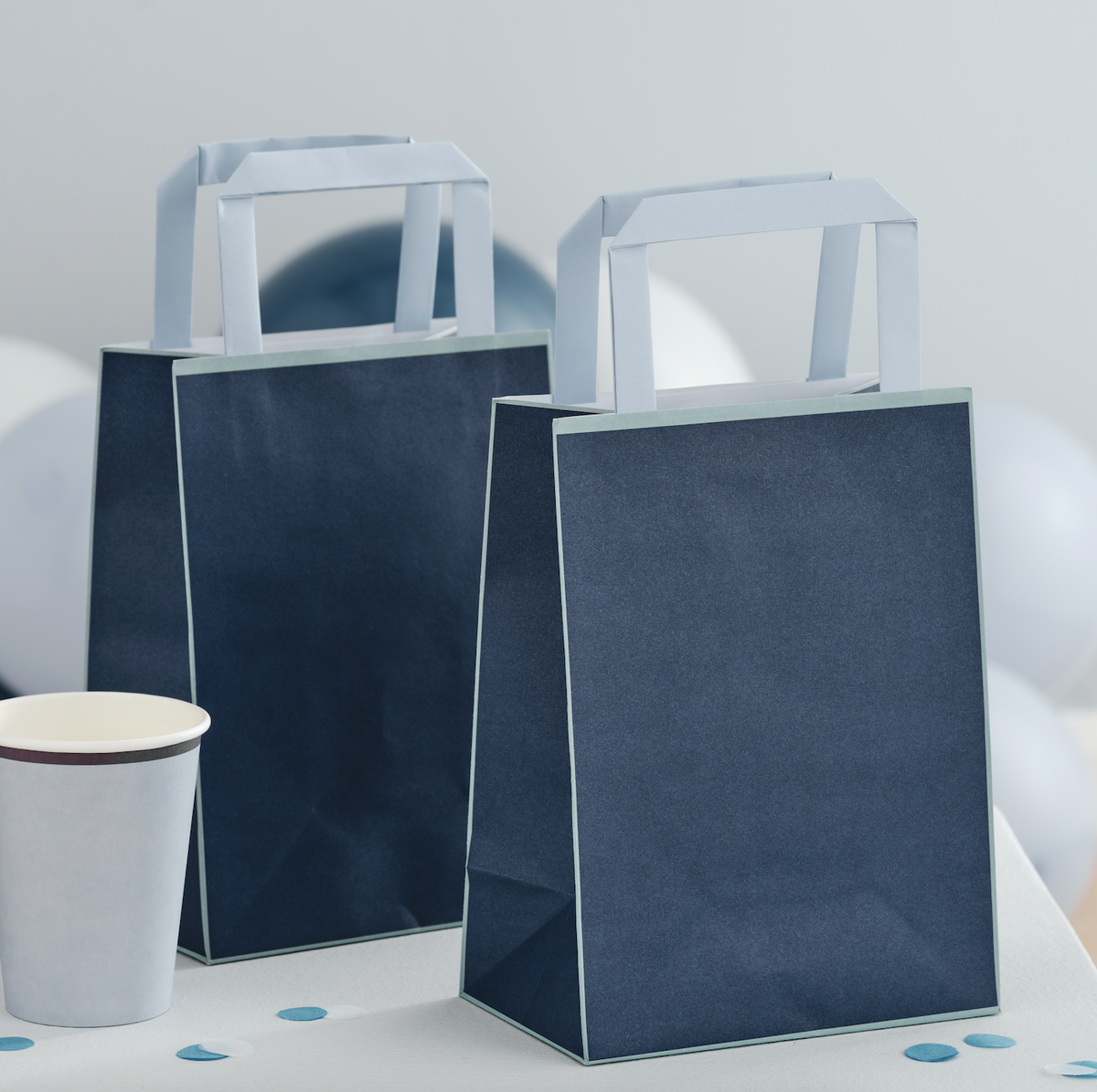 Navy Blue Paper Party Bags