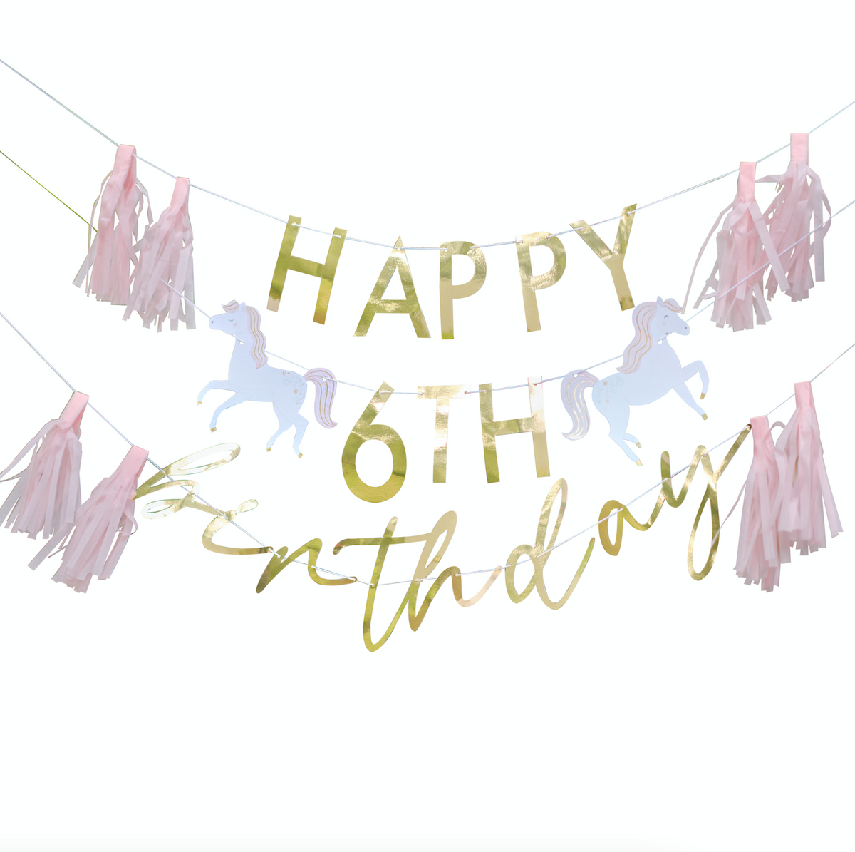 Customizable Princess Happy Birthday Party Bunting
