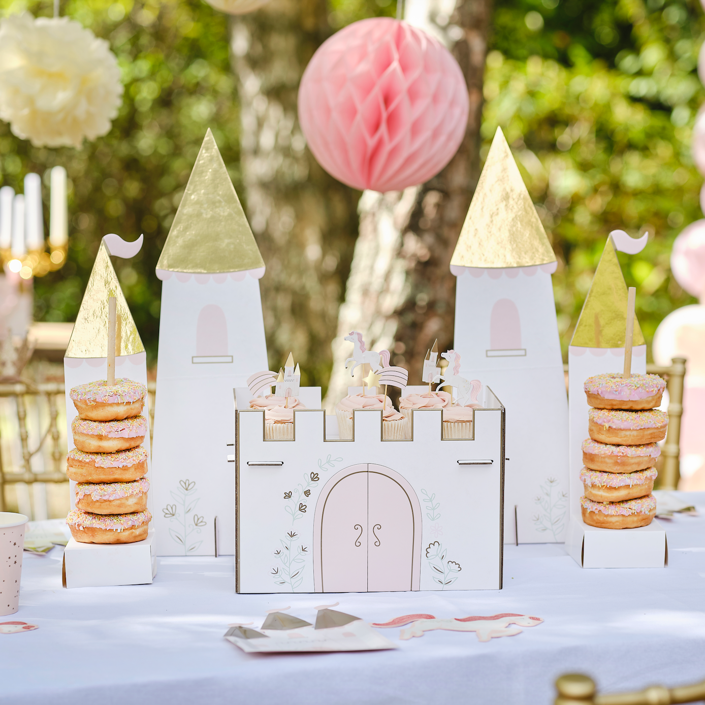 Princess Party Castle Treat Cake Stand