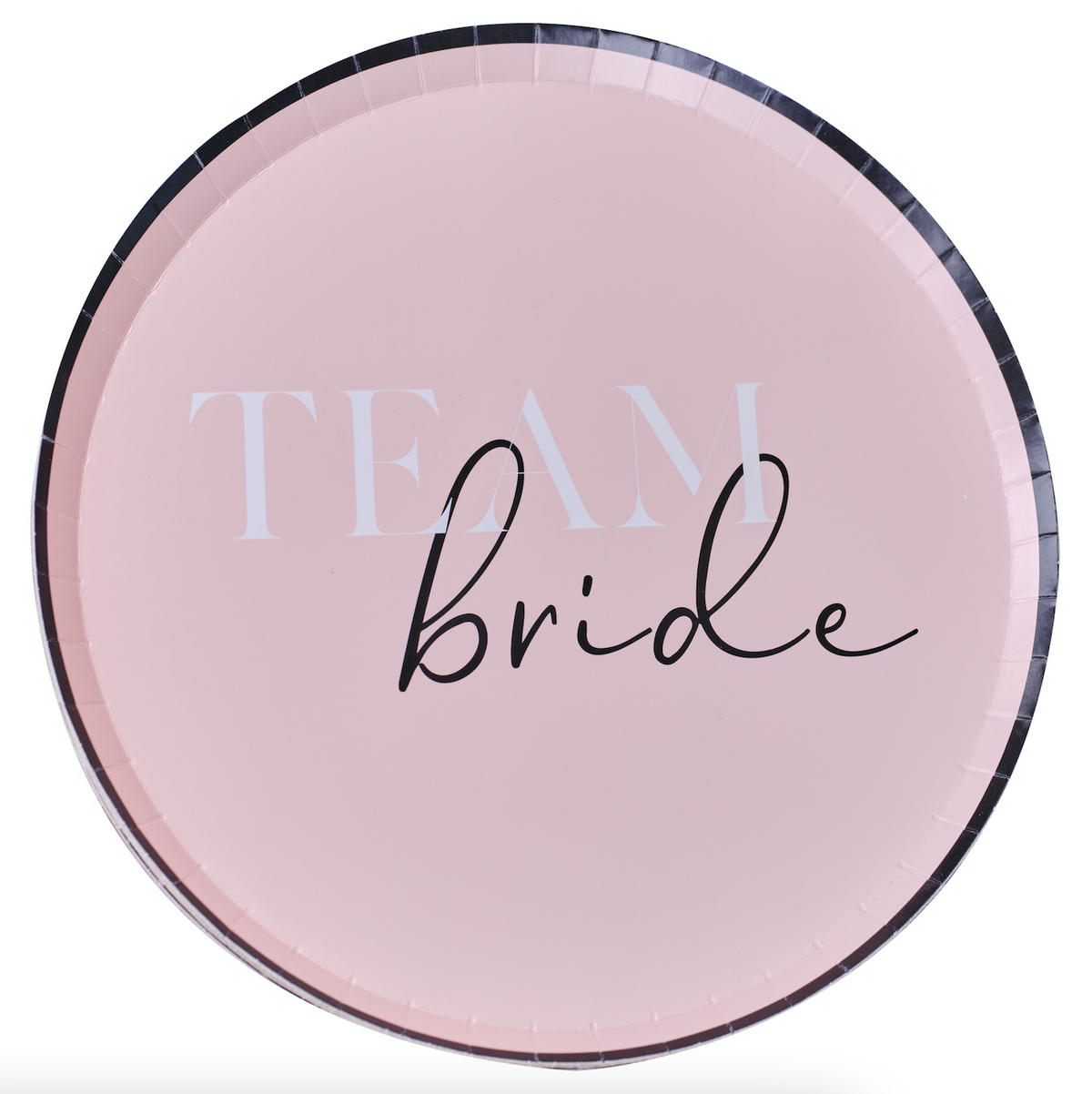 Team Bride Hen Party Plates