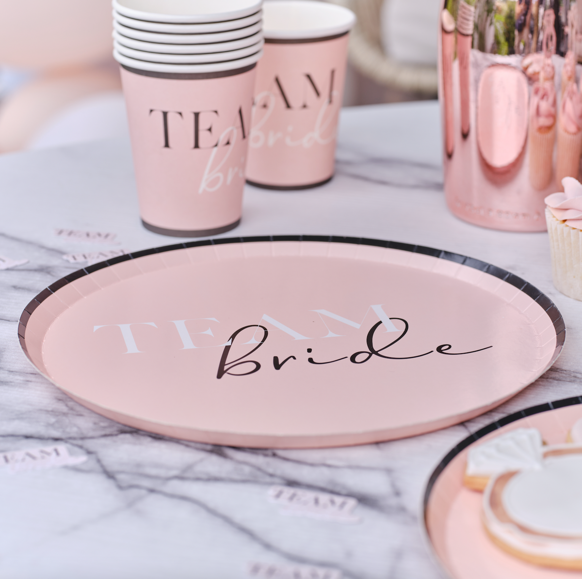 Team Bride Hen Party Plates