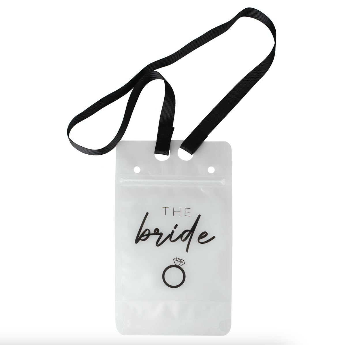 The Bride Drink Pouch with Straw &amp; Lanyard