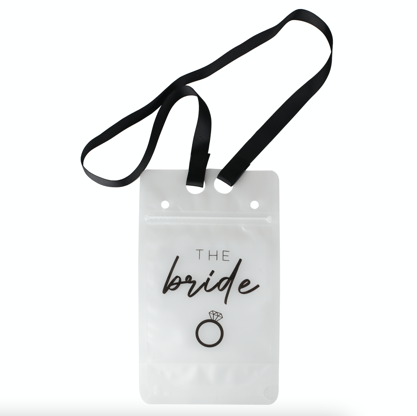 The Bride Drink Pouch with Straw & Lanyard