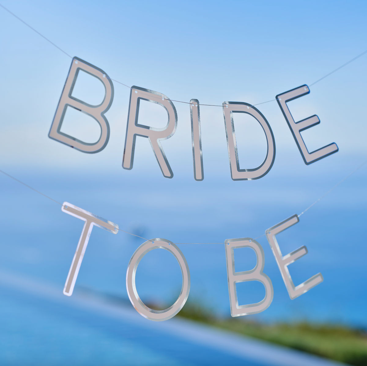 Silver Bride To Be Hen Party Bunting