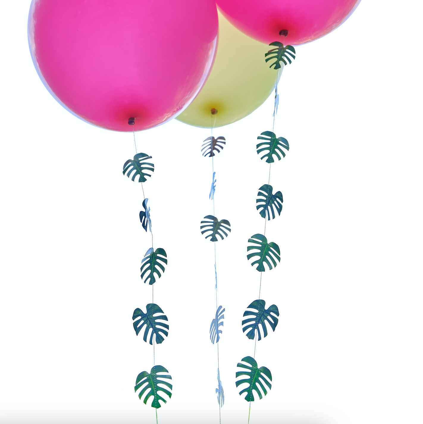 Palm Leaf Hawaiian Tiki Balloon Tails Decoration 