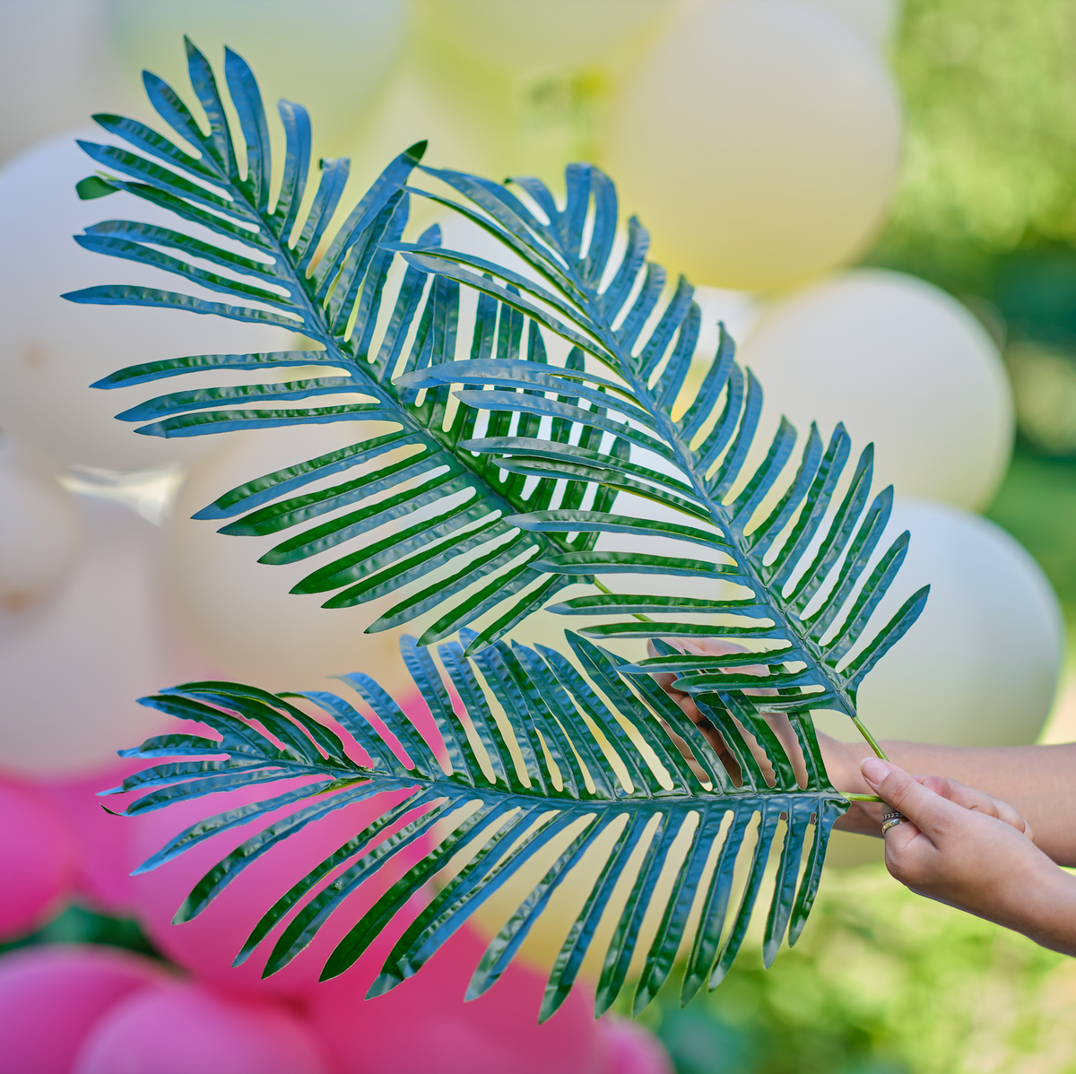Palm Leaf Foliage Stems Decoration Kit