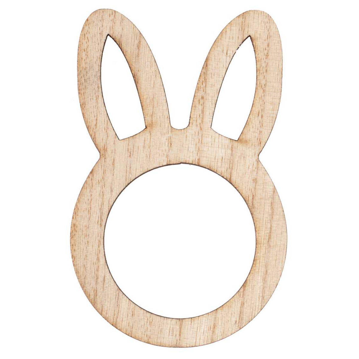 Wooden Bunny Easter Napkin Rings