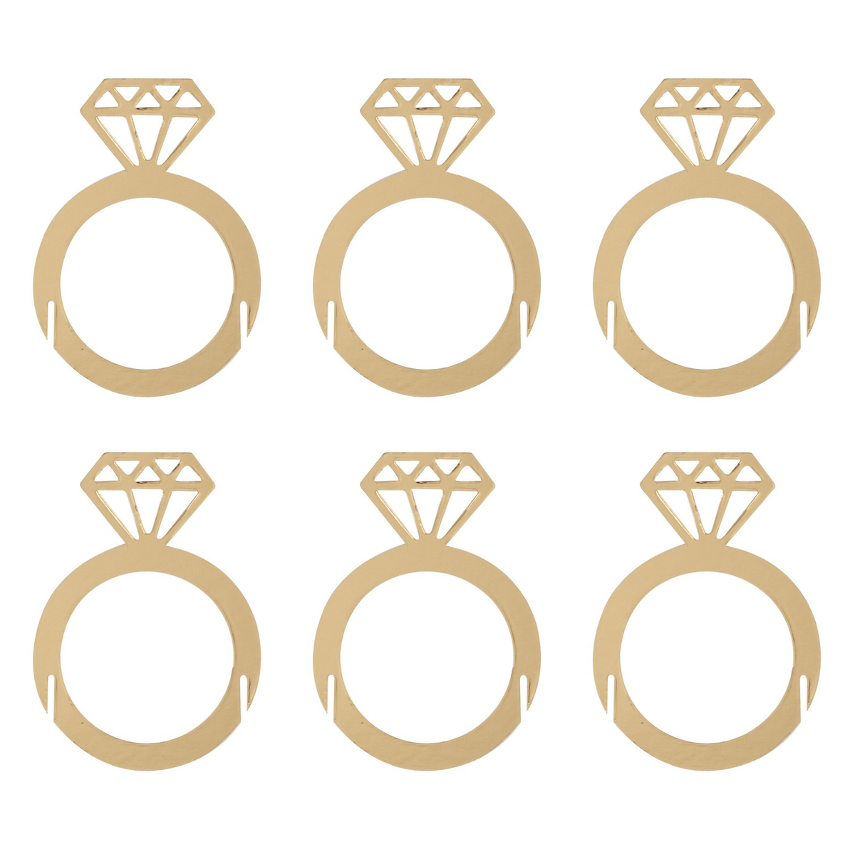 Engagement Party Ring Drink Topper Decorations