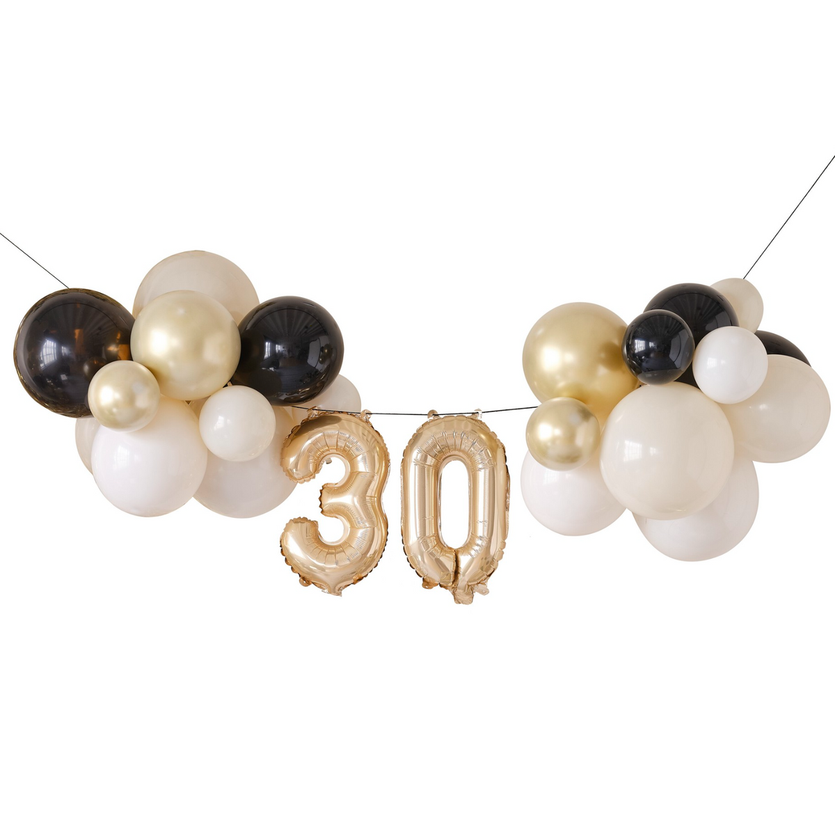30th Birthday Milestone Balloon Bunting Decoration