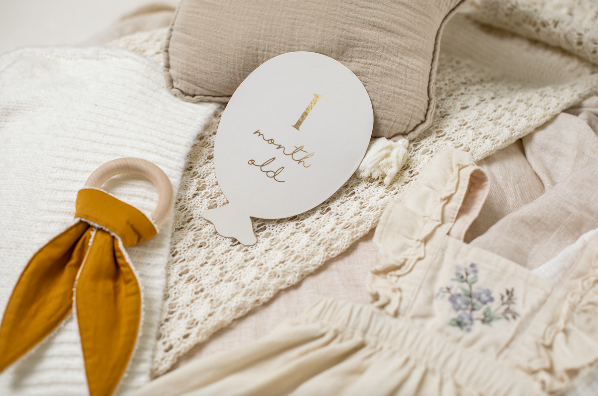 Balloons Milestone Cards