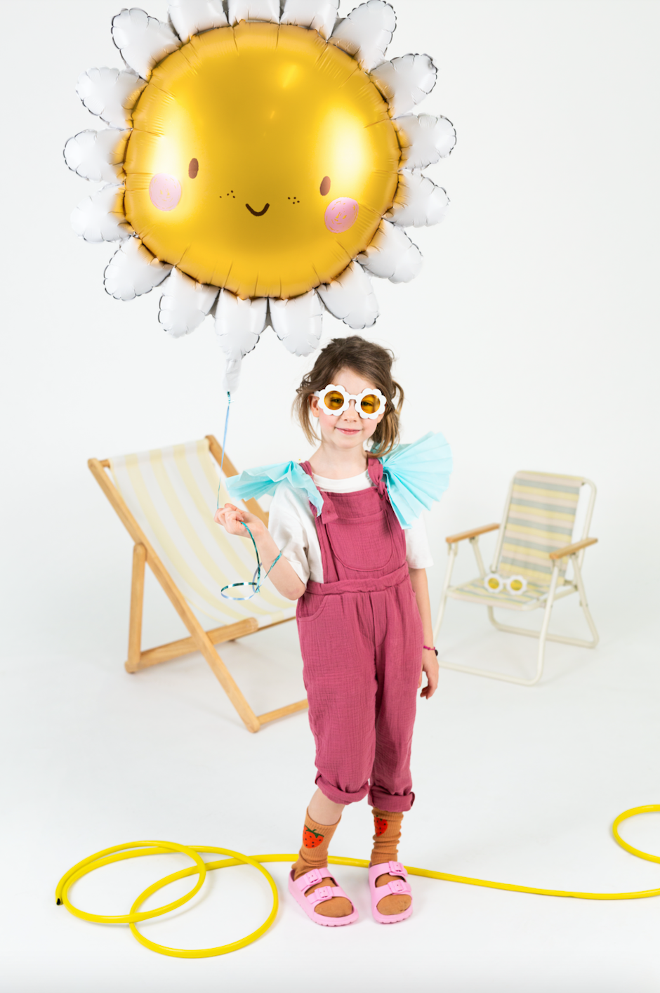 Happy Sun Foil Balloon 