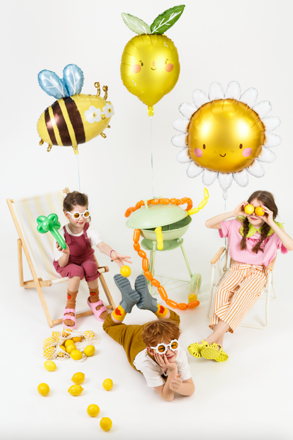 Happy Sun Foil Balloon 