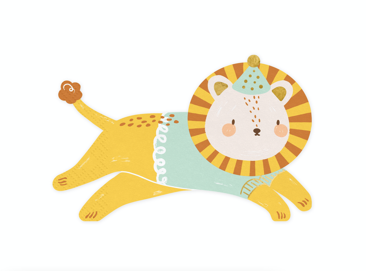 Leo the Lion Dessert Napkins 