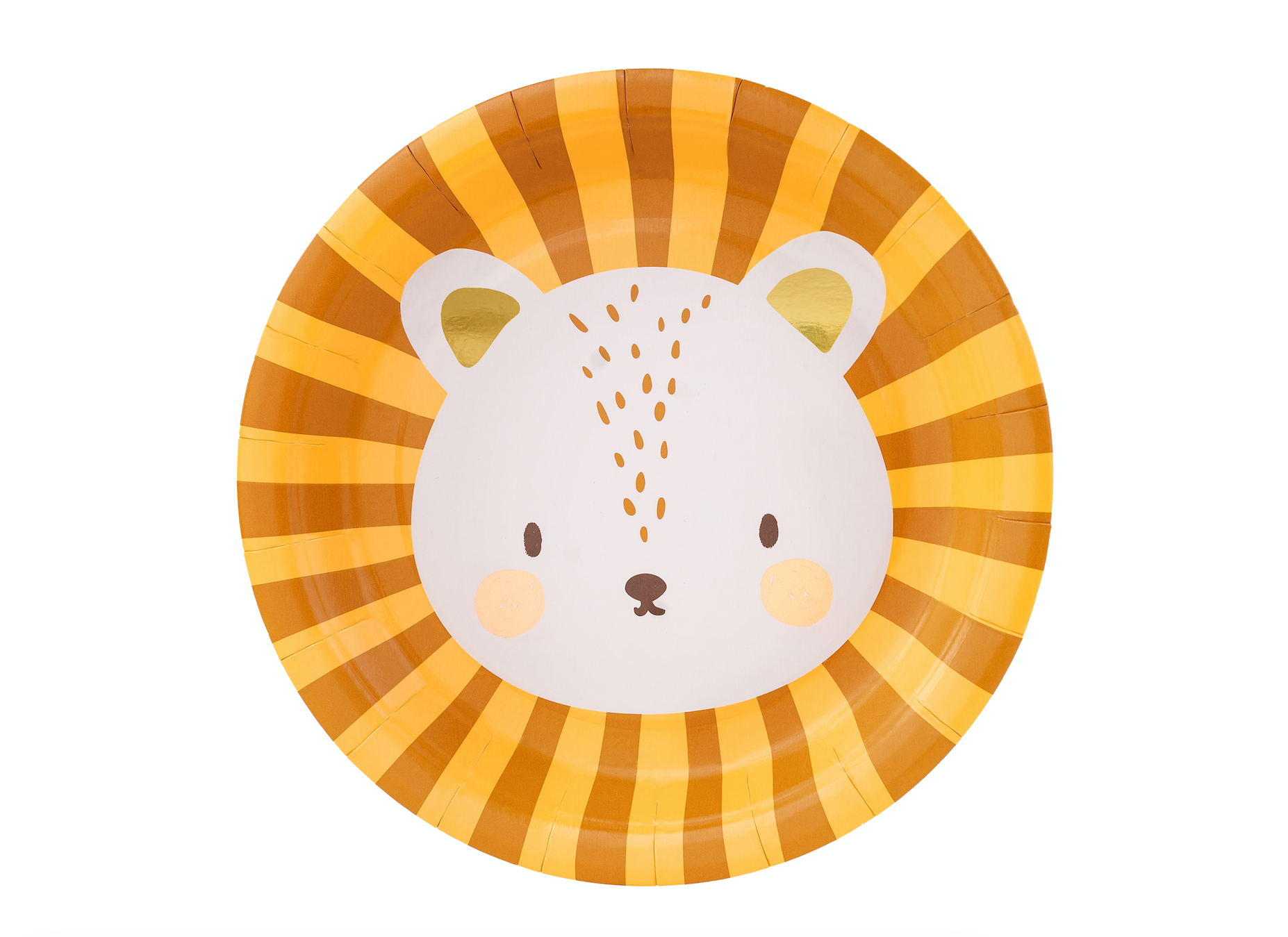 Cute Lion Paper Plates 