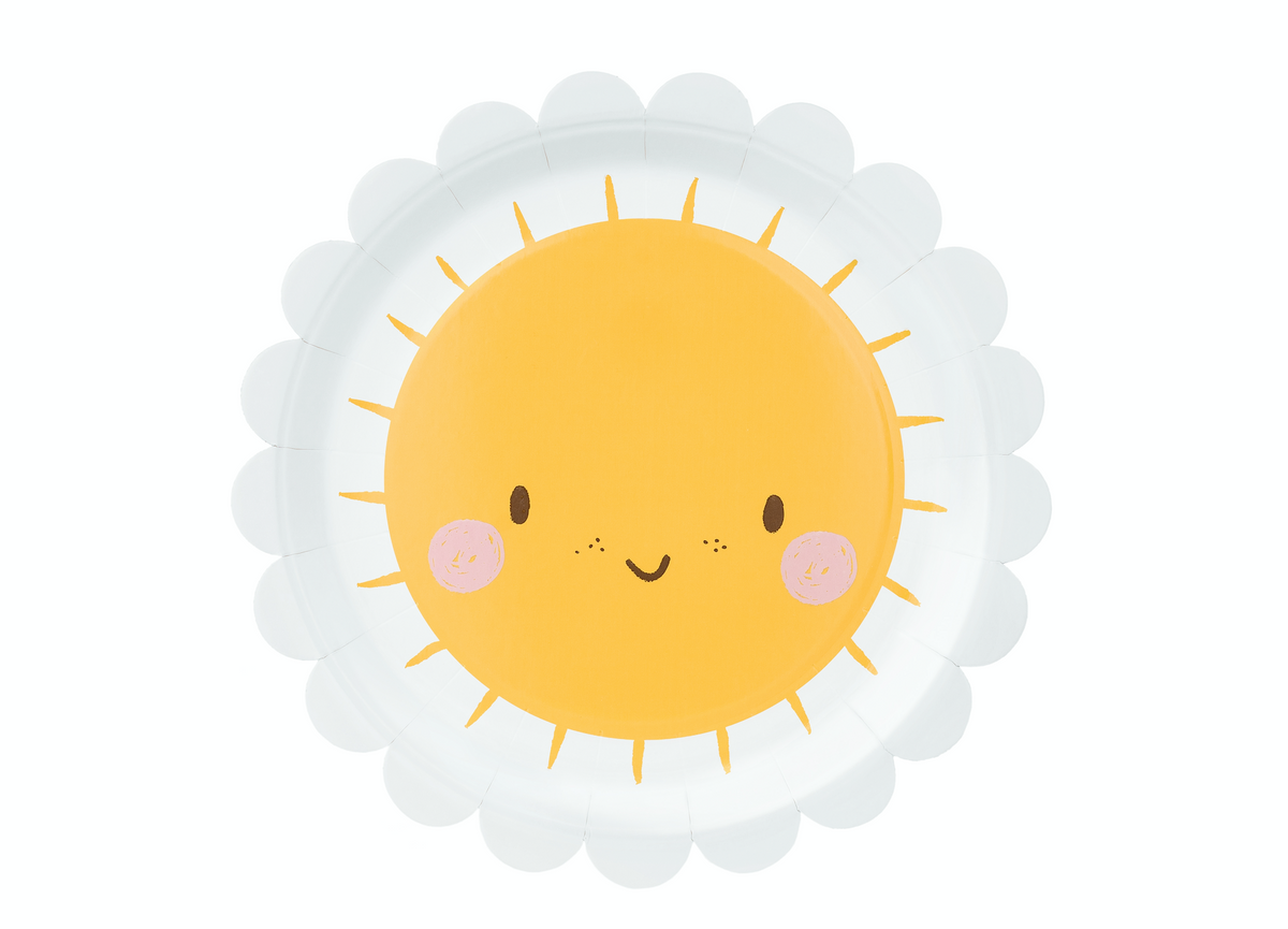 Happy Sunshine Dessert Plates