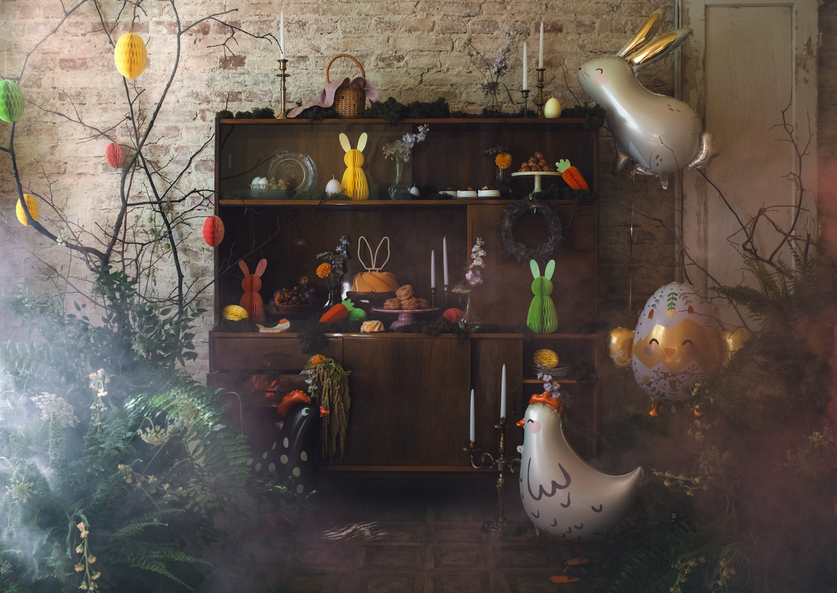 Wooden Cake Topper Bunny Ears 