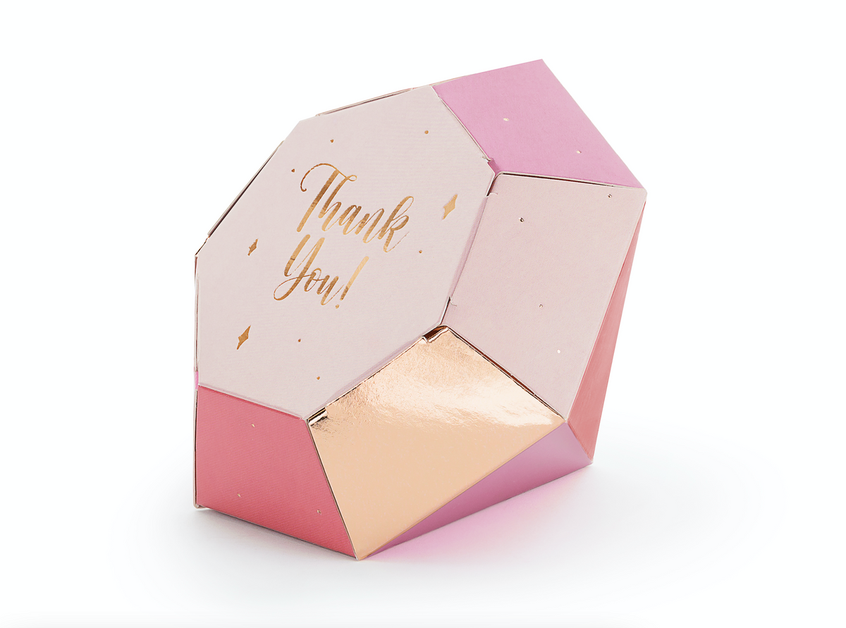 DIY Diamond Favor Boxes 