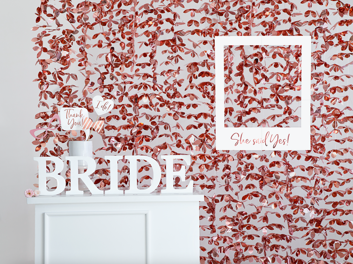 She Said Yes Photo Booth Frame