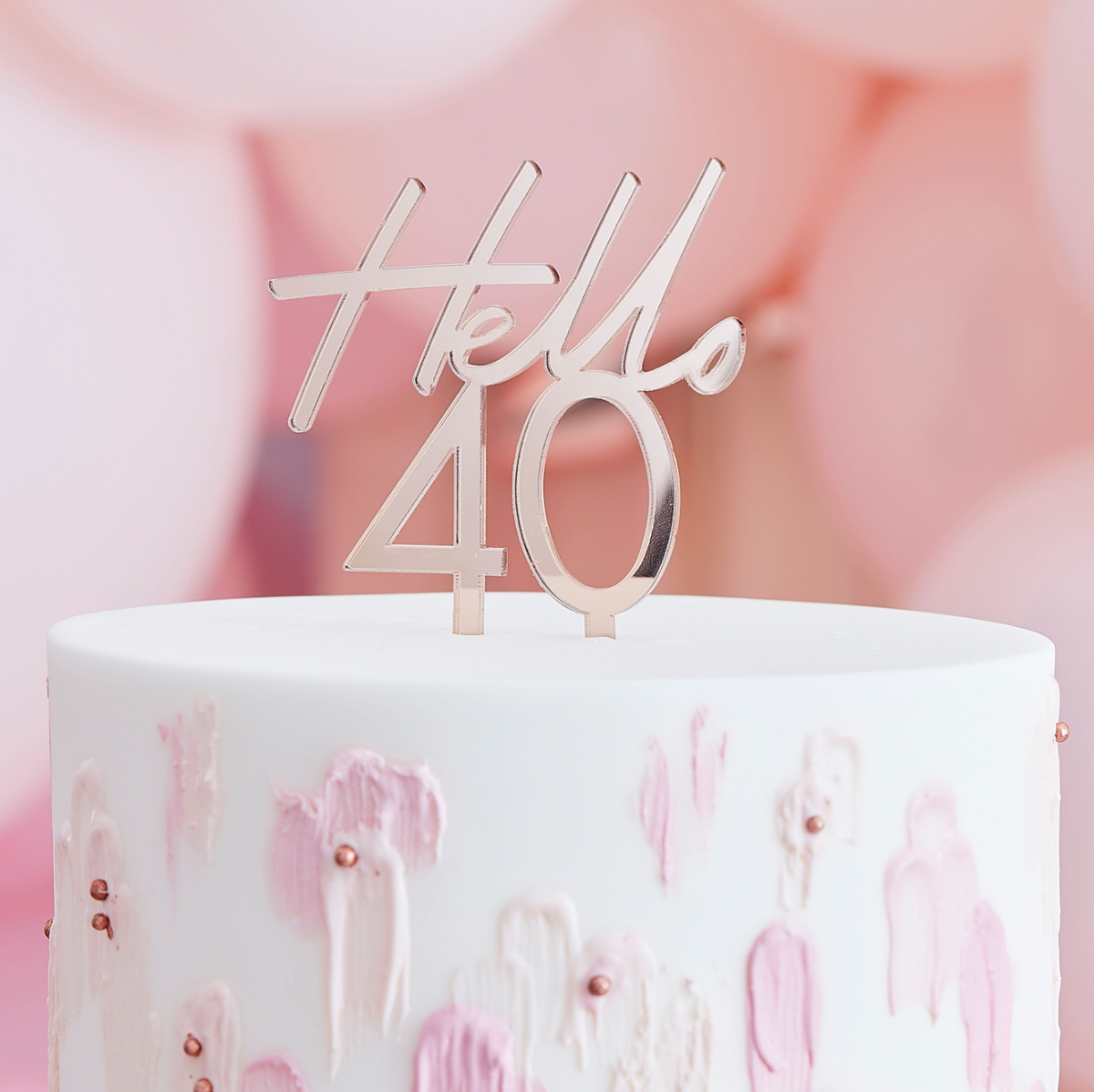 40th Birthday Cake Topper