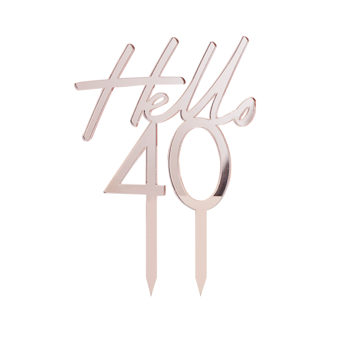 40th Birthday Cake Topper