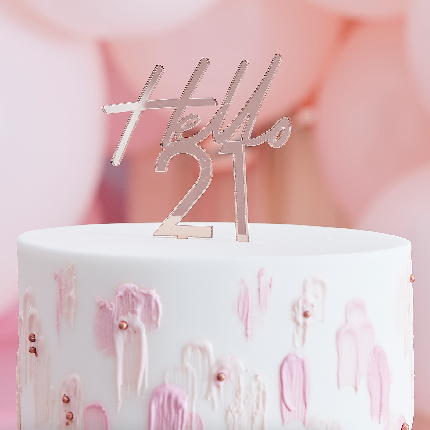 21st Birthday Cake Topper