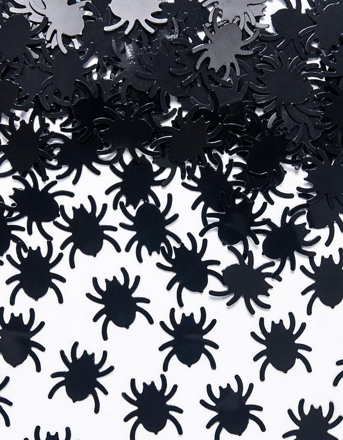 Confetti Spiders Black