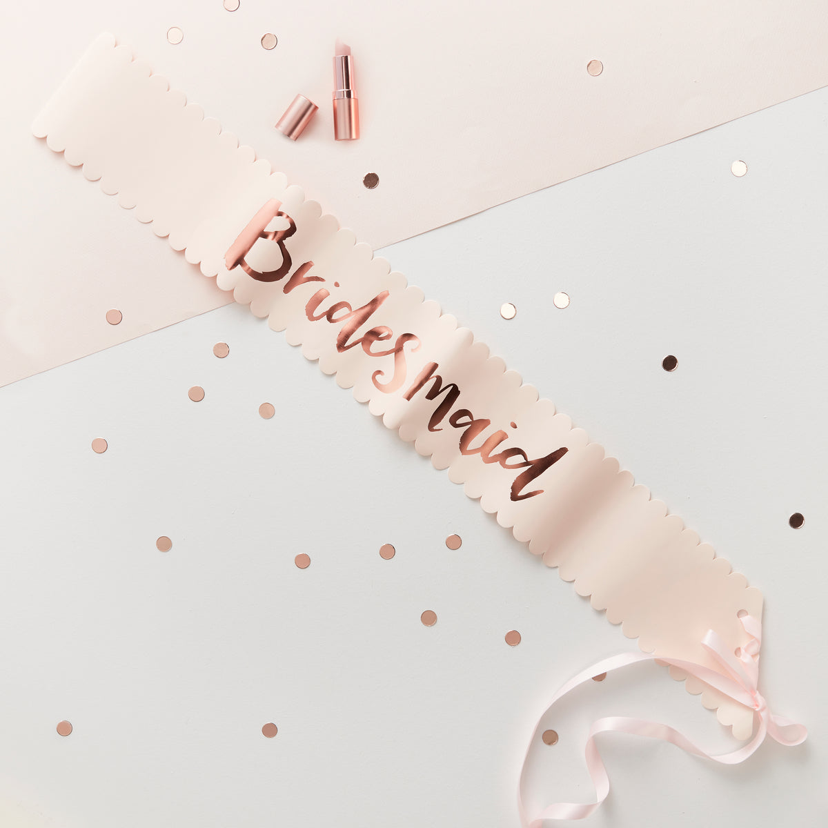 Bridesmaid Sashes Blush Pink Pack