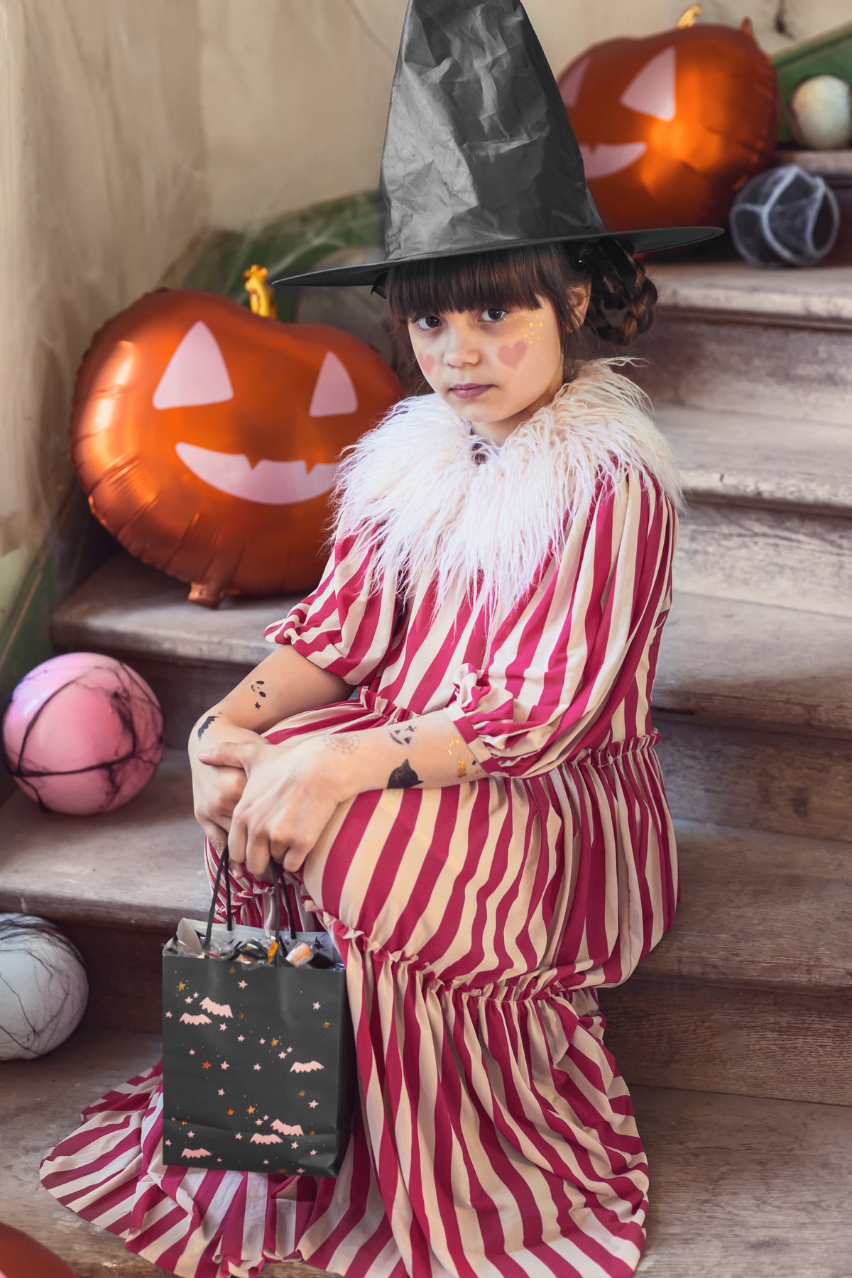 Black Halloween Bat Gift Bags 