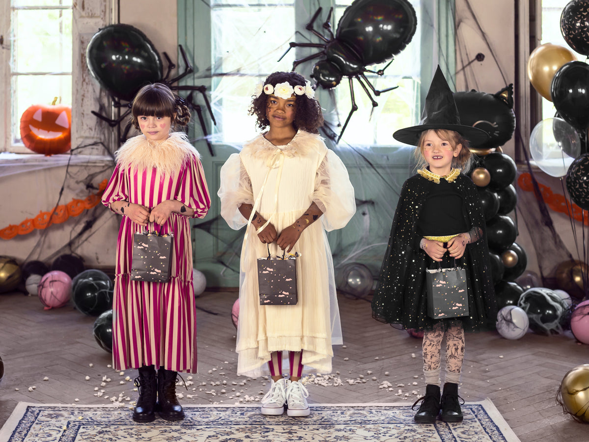 Black Halloween Bat Gift Bags 